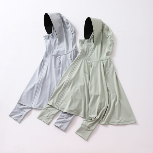兒童防曬衣夏季2025新款錦綸中女童防曬服冰絲冰感防紫外線UPF50+