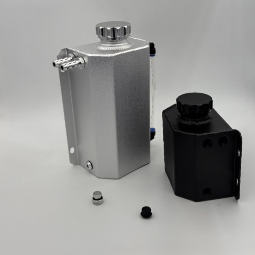 汽車改裝1L，2L通用方型透氣機油壺溢流壺