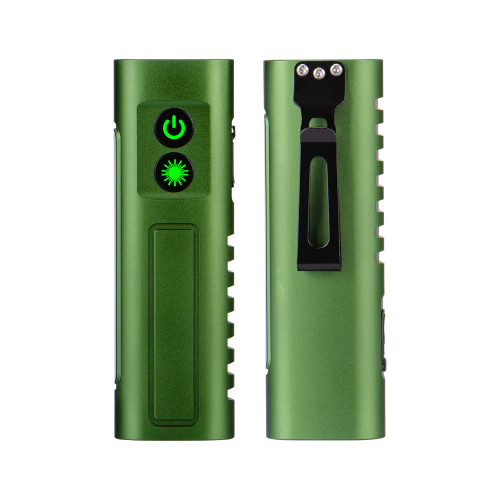 EDC綠雷射多功能帶磁吸側燈強光鋁合金手電筒