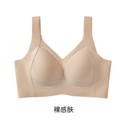 薄款內衣大胸顯小防下垂無鋼圈女聚攏無痕調整型大罩杯大碼文胸罩