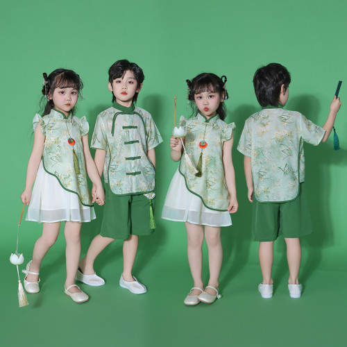幼兒園園服畢業照兒童校服學院英倫風夏季短袖套裝小學生班服
