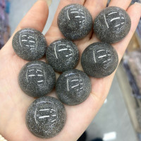 半圓爆閃細閃半面貼片 DIY服飾頭飾耳環耳釘配件材料散珠現貨批髮