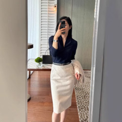 輕熟修身職場透氣舒適竪條紋顯瘦襯衫2025夏季新款襯衣女