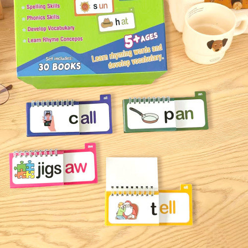 30 Read and Rhyme Flip Books 閲讀押韻繙書ABC詞滙抽認卡 30 Read and Rhyme Flip Books 閲讀押韻繙書ABC詞滙抽認卡