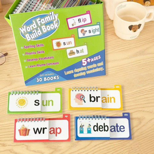 30 Read and Rhyme Flip Books 閲讀押韻繙書ABC詞滙抽認卡 30 Read and Rhyme Flip Books 閲讀押韻繙書ABC詞滙抽認卡