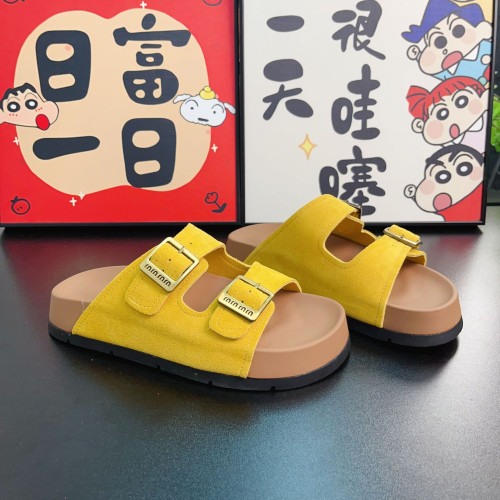 頭層牛皮厚底一字拖女2025新款復古懶人沙灘拖鞋露趾平底外穿拖鞋