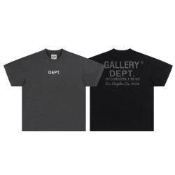 Gallery高街潮牌字母基礎款男女休閒寬松oversize短袖T恤潮
