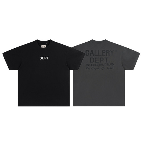 Gallery高街潮牌字母基礎款男女休閒寬松oversize短袖T恤潮