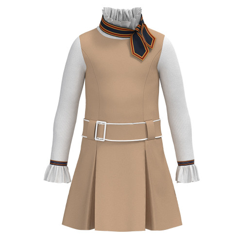 嘉美梅根cos服M3GAN2.0女主同款裙子萬聖節兒童表演服cosplay服裝