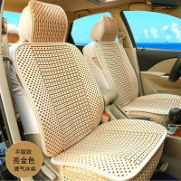 夏季冰絲汽車坐墊四季通用座套五座小車座墊全包圍座椅套透氣坐套