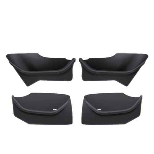 適用於特斯拉煥新版ModelY/3車門全包儲物盒TPE置物盒車內飾配件