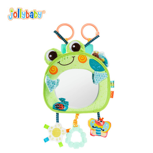 jollybaby趣味車用鏡子掛件兒童座椅專用玩具車內觀察嬰兒反光鏡