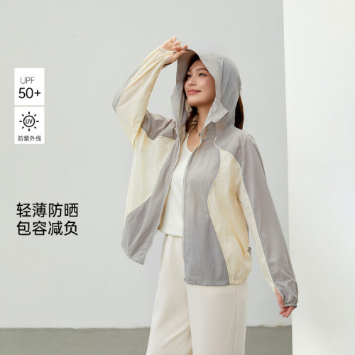 【戶外運動防紫外線防曬服外套】纖莉秀大碼女裝胖mm2025夏裝新款