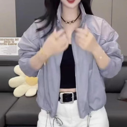 25037婕妤秀短外套女2025年新款時尚洋氣百搭潮薄外套