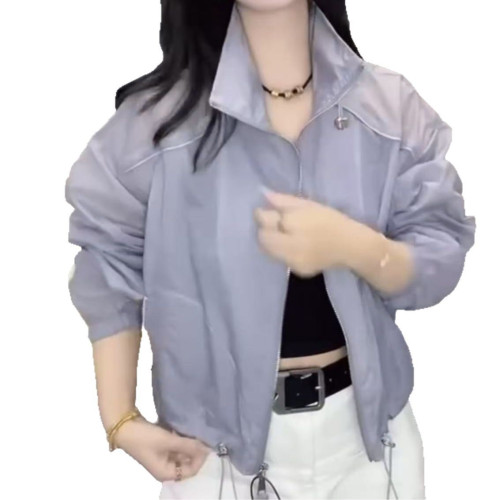 25037婕妤秀短外套女2025年新款時尚洋氣百搭潮薄外套