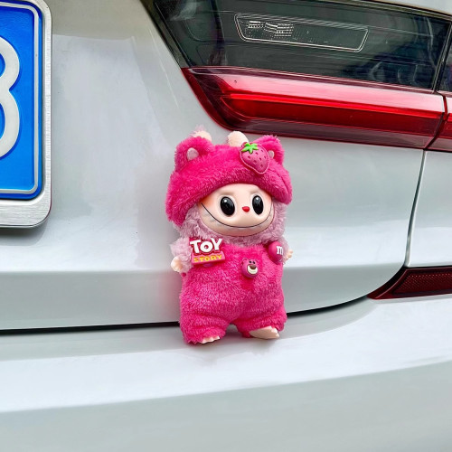 汽車尾部車尾玩偶裝飾品掛件後備箱尾部汽車貼玩偶擺件車用飾品