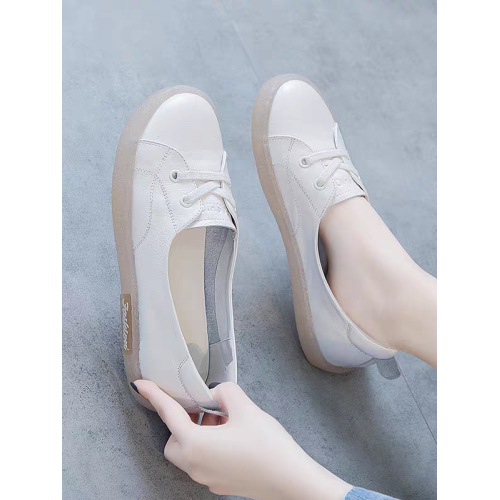 真皮小白鞋女2026新款夏季百搭懶人一腳蹬牛筋軟底孕婦鞋淺口單鞋 真皮小白鞋女2026新款夏季百搭懶人一腳蹬牛筋軟底孕婦鞋淺口單鞋