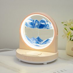 流沙加溼器桌面usb充電空調房學生宿捨無線可愛女生禮物噴霧台燈