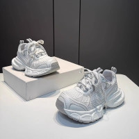 歐洲站老爹鞋女2026夏季新款舒適厚底時尚透氣網面百搭運動休閒鞋