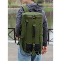 戶外休閒運動大容量雙肩包叢林戰術多功能男式後後背包登山釣魚包