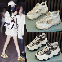 2026夏季新款羅馬包頭涼鞋女百搭厚底增高老爹鞋鏤女空透氣運動鞋