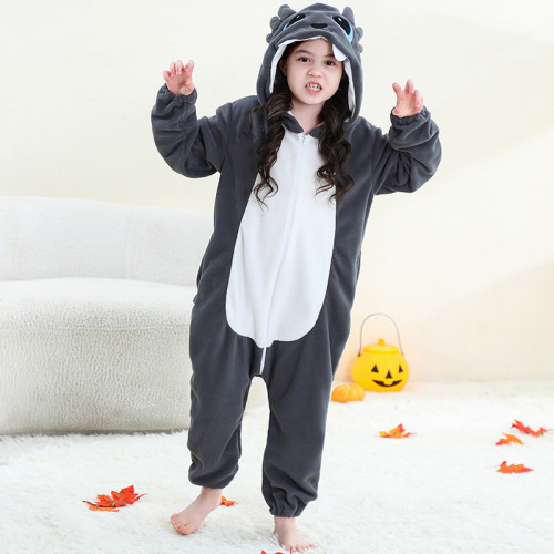 卡通兒童連體衣中童動物造型演出服中大童連身衣