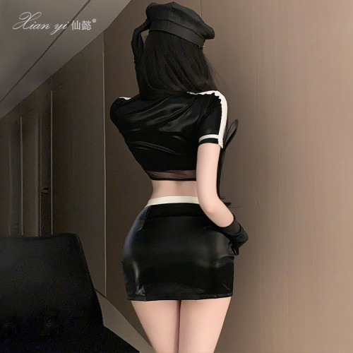 仙懿情趣內衣性感誘惑包臀女警套裝純欲激情火辣夜店cos服qqny679