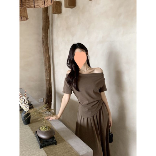 氣質法式小個子冷淡風連衣裙子女裝2025新款夏季風情萬種長裙套裝