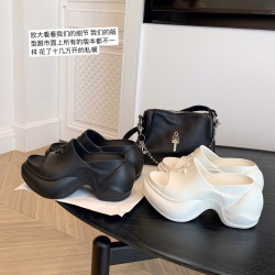 【sheii囌茵茵】辣妹拖~花瓣厚底增高休閒度假沙灘拖鞋女涼拖外穿