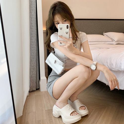 【sheii蘇茵茵】辣妹拖~花瓣厚底增高休閒度假沙灘拖鞋女涼拖外穿