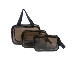 無防水化妝包pvc可攜式手提化妝包大容量旅行洗漱收納包