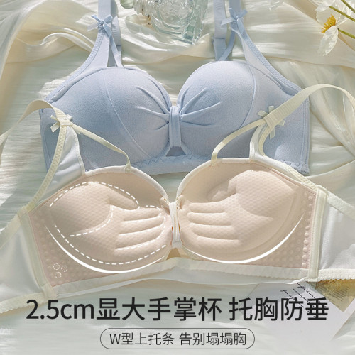 多情貓性感顯胸內衣女士聚攏小胸顯大上托防下垂無鋼圈文胸罩套裝
