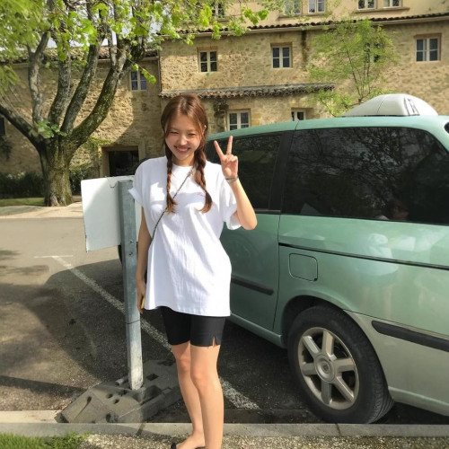 2025【現】韓東大門夏季新款tann*t草莓印花蛋糕休閒寬松短袖T恤