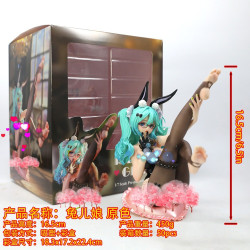 二次元美少女兔兒娘兔女郎人偶模型書架機箱擺件手辦玩具禮物