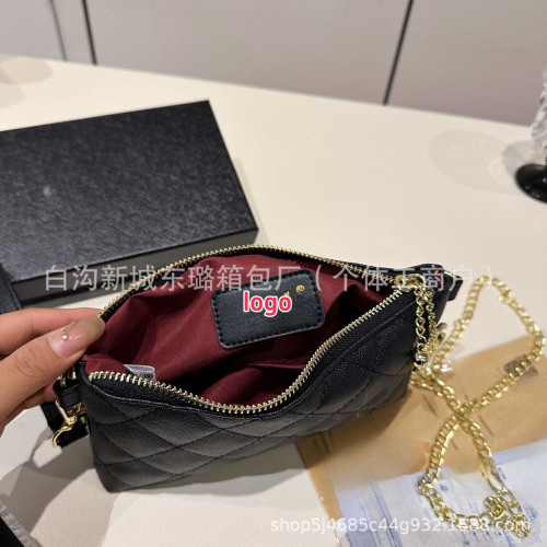 新品手拿包錢包腋下菱格手提包包2025新款單肩包斜後背包女包香