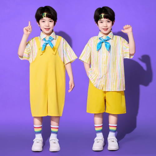 六一兒童表演服裝小學生啦啦隊演出服幼兒園畢業照合唱舞蹈演出服