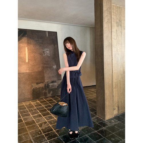 新中式立領背心半身裙套裝女夏季法式高級感顯瘦兩件套