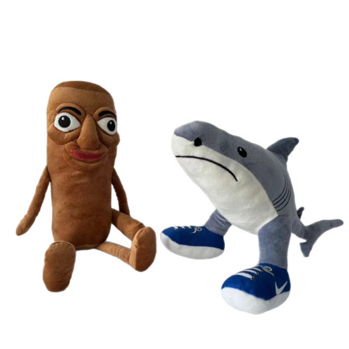 國外山海經鯊魚木棍人通通通毛絨玩具娃娃玩偶公仔超萌兒童 國外山海經鯊魚木棍人通通通毛絨玩具娃娃玩偶公仔超萌兒童