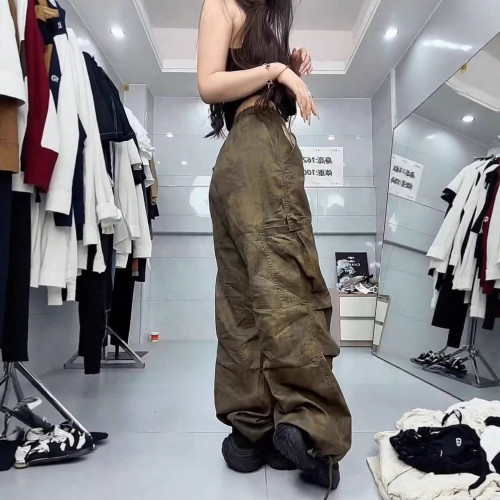 25369大愛美依緣2025夏季新款V領修身無袖上衣休閒工裝褲洋氣顯瘦
