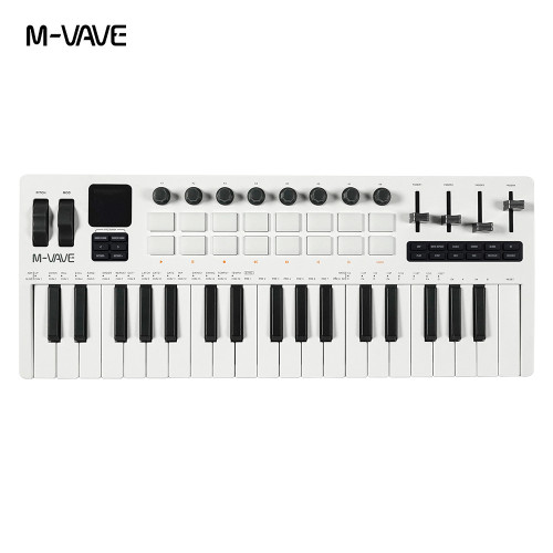 37鍵MIDI鍵磐合成器移動便攜制作電音編曲可充電