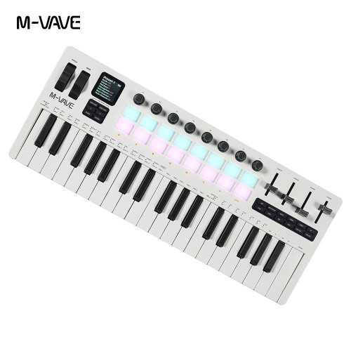 37鍵MIDI鍵磐合成器移動便攜制作電音編曲可充電
