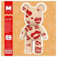 萌拼潮玩43公分益智積木男女孩動腦生日禮物客廳擺件-海外專屬2