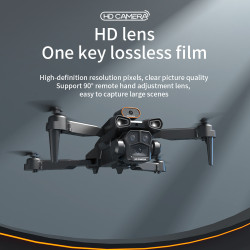 跨境H12無人機長續航三面避障遙控飛機高清航拍飛行兒童玩具drone