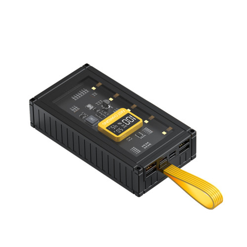 爆款120W超級快充透明集裝箱2/3/5萬安培充電寶行動電源