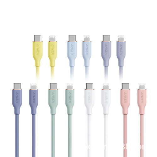 Anker安克親膚pd快充數據線適用iphone手機充電線mfi認証0.9m8662