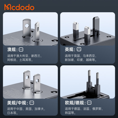 麥多多充多國通用旅行轉換插座10W旅行充USB轉換器插座充電器