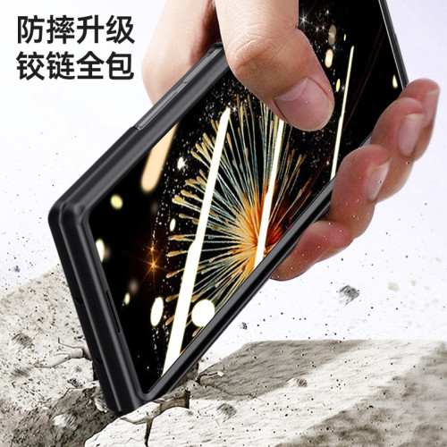 適用小米mixfold3鏈條膚感保護套mix fold3中軸支架防摔殼膜一體