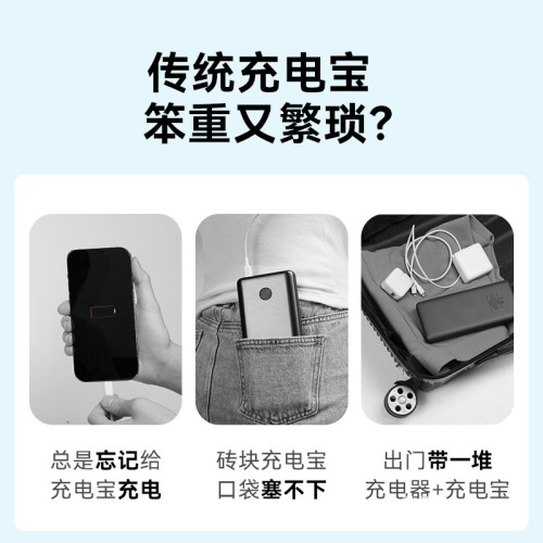 Anker安克二合一充電寶30W能量棒PD快充20W行動電源適用A1634