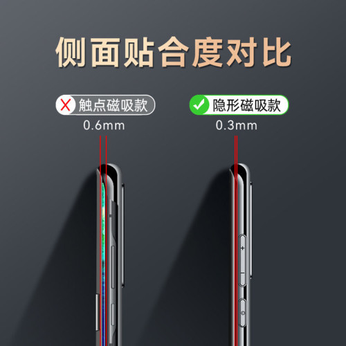 適用華爲p40pro磁吸智能翻蓋保護套p40全包防摔保護殼p40pro+
