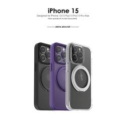 適用iphone手機殼蘋果手機殼磁吸支架蘋果16手機殼旋轉磁吸高級感